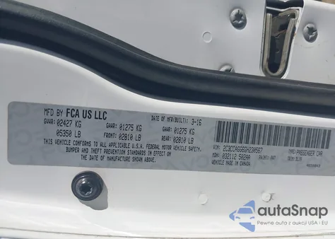 2016 Chrysler 300 300S from USA, damaged, VIN 2C3CCAGG6GH230567